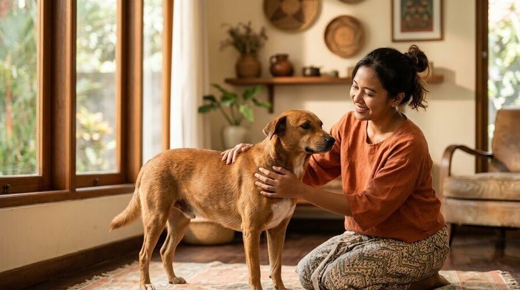 Anal gland anjing tersumbat: tanda, penyebab, dan kapan ke dokter