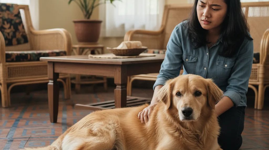 Anjing diare tapi masih lincah: cukup di rumah atau ke klinik?