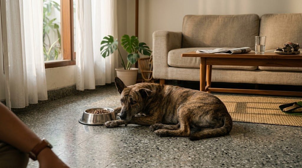 Anjing tidak mau makan dan lemas: menilai mana yang mendesak