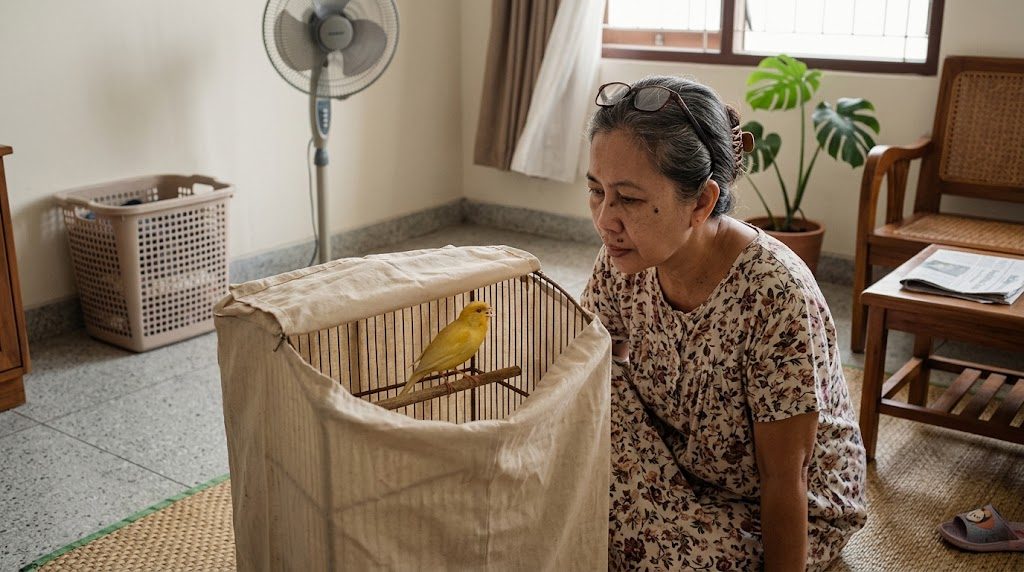 Burung serak atau kehilangan suara, membaca tanda di baliknya
