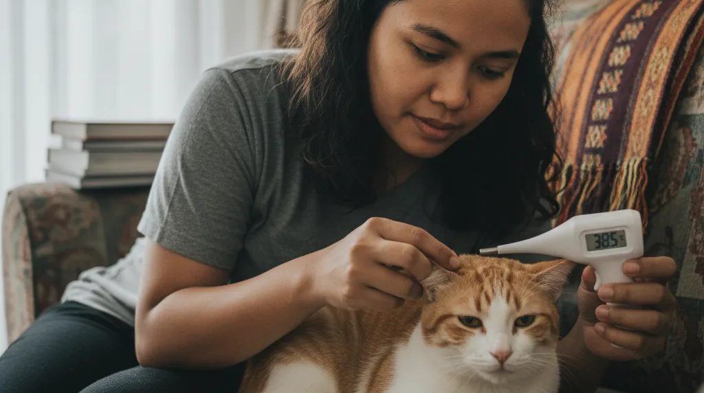 Cara mengukur suhu tubuh kucing dan anjing di rumah