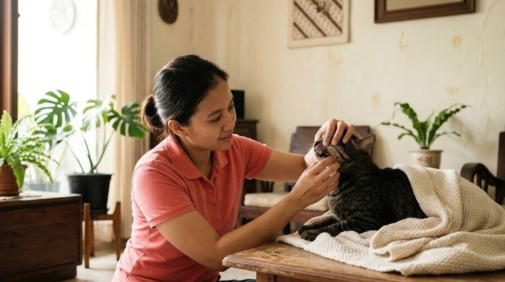 Menyikat gigi kucing dan anjing: cara aman dan pasta yang boleh