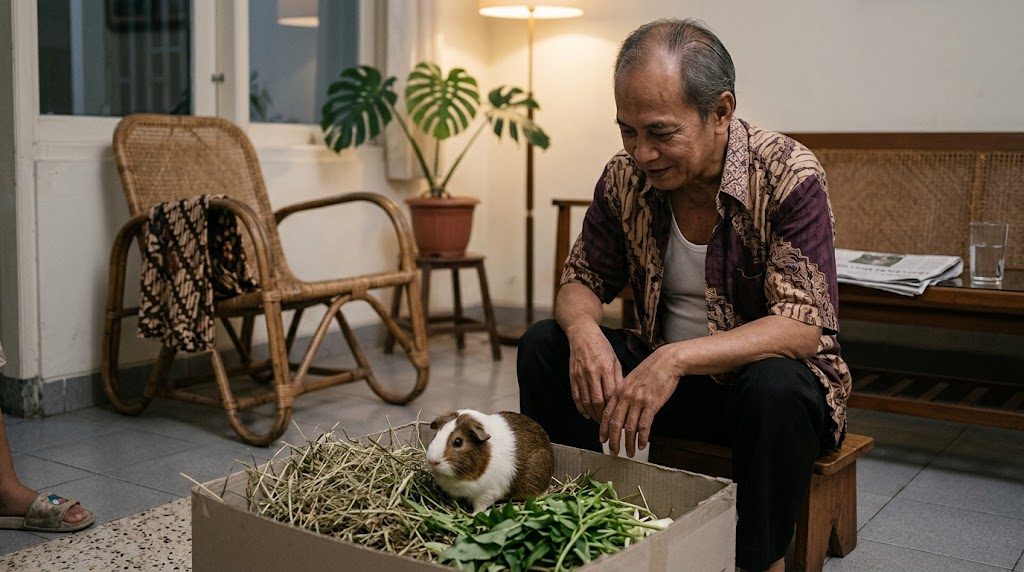 Dokter hewan marmut: gigi, vitamin C, dan tanda sakitnya