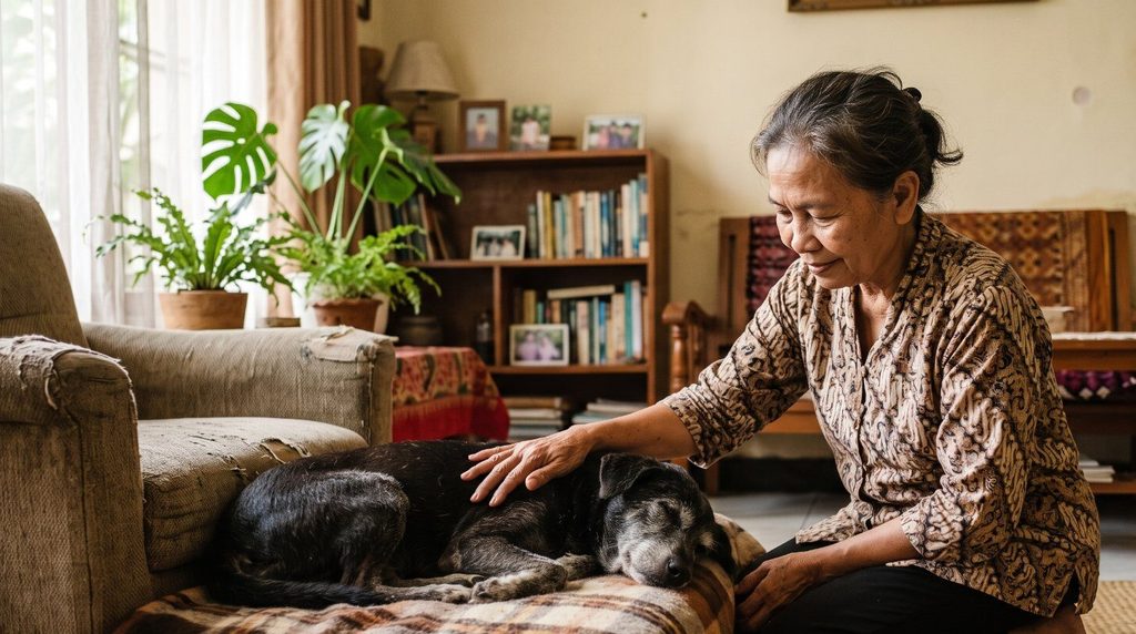 Euthanasia kucing dan anjing di rumah: perpisahan yang tenang