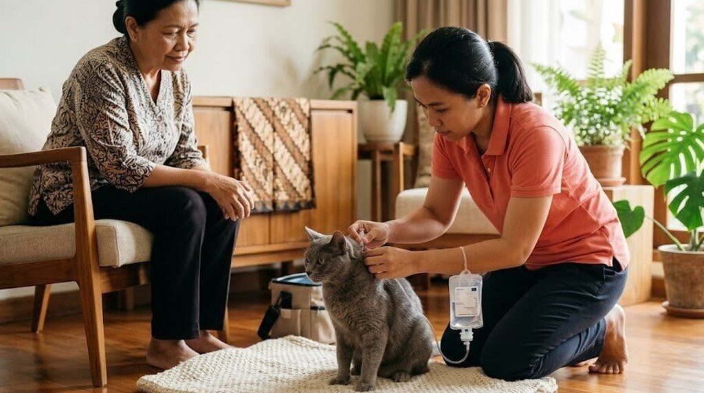 Infus dan cairan bawah kulit untuk kucing dan anjing: kapan perlu