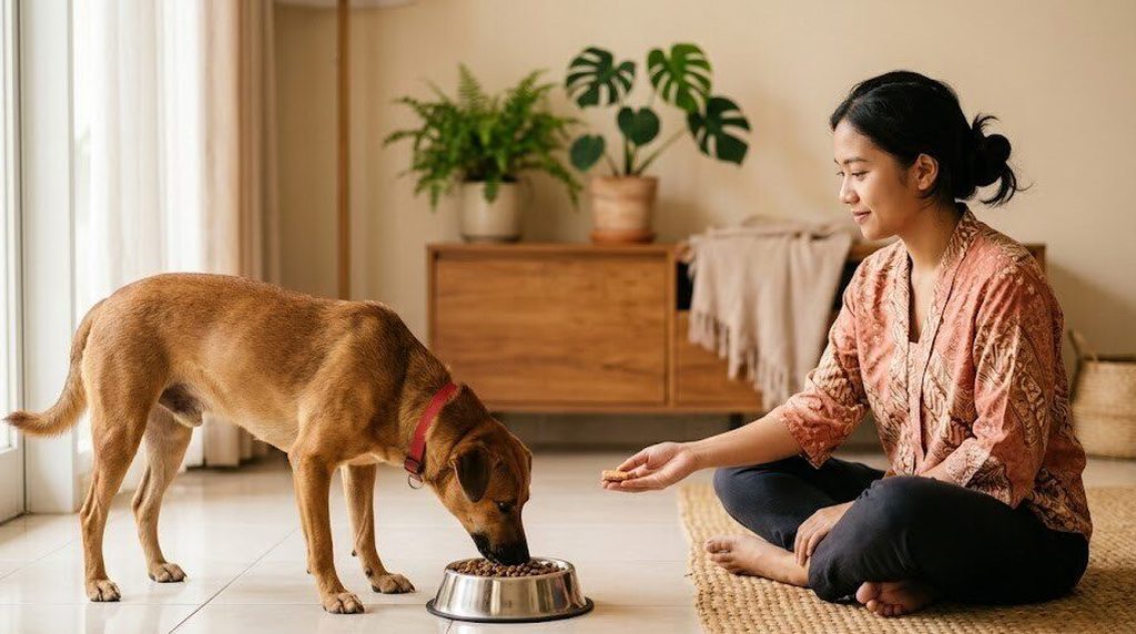 Anjing menjaga makanan dan menggeram: penyebab dan cara menanganinya