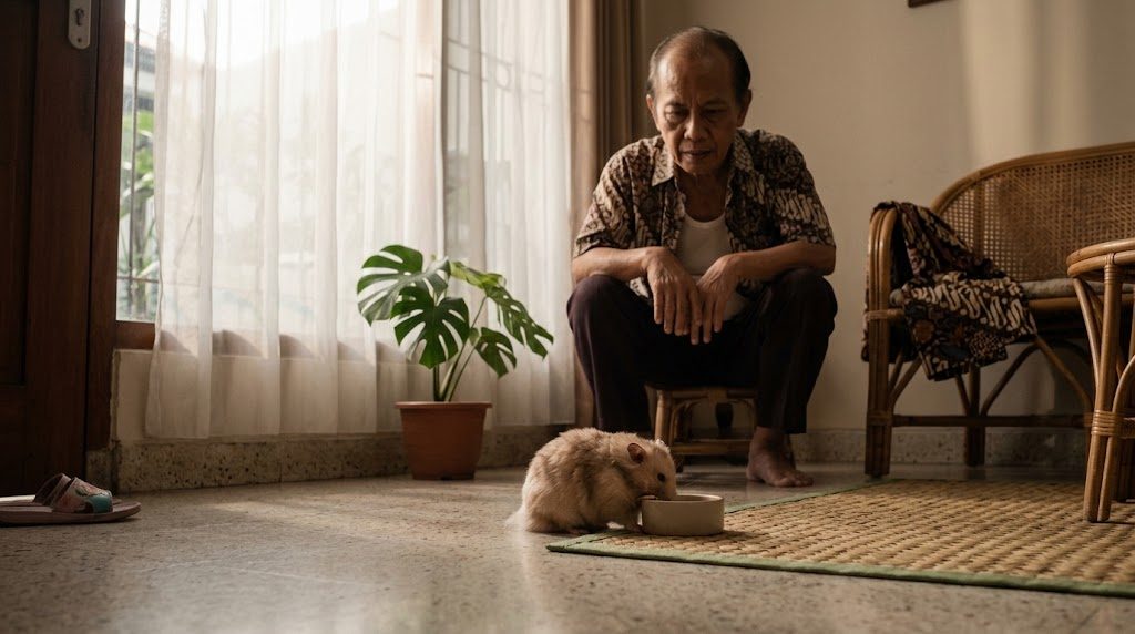 Hamster tidak mau makan, dan kenapa hitungannya jam bukan hari