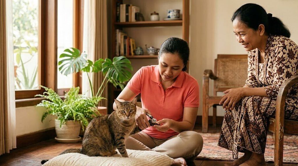 Kuku tumbuh ke dalam pada anjing dan kucing: tanda dan penanganan