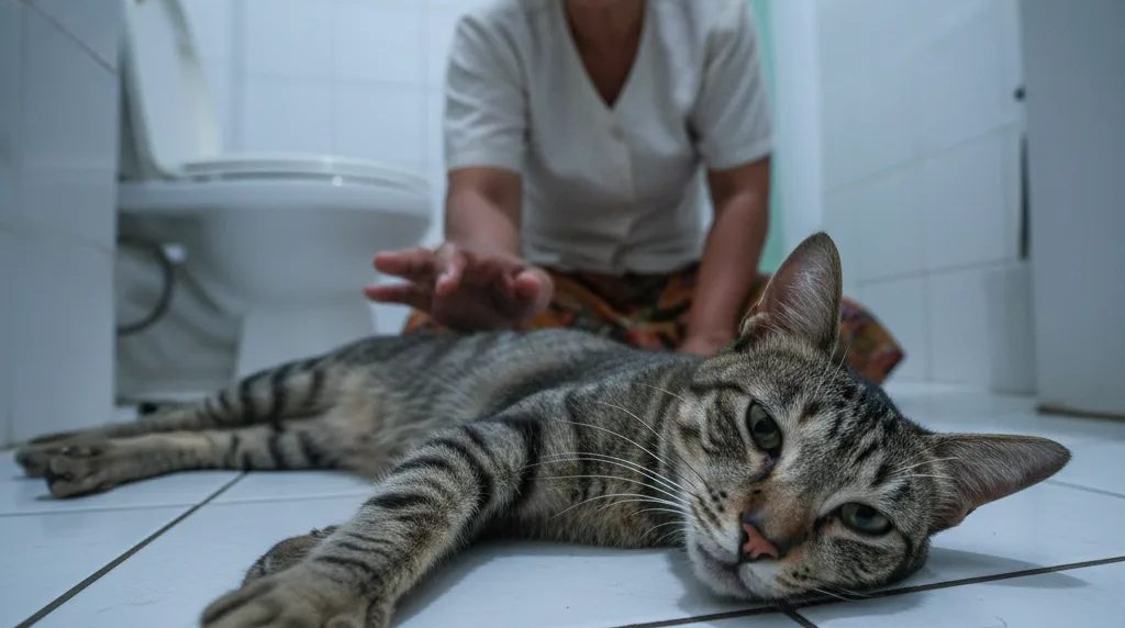 Kucing atau anjing mencret berdarah dan lemas, kapan darurat