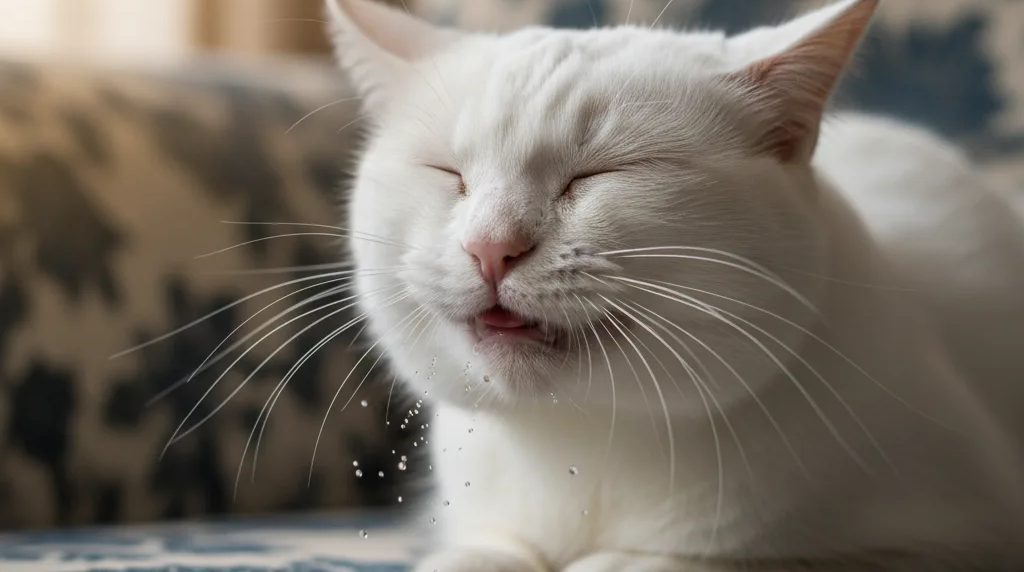 Kucing bersin terus dan keluar ingus: flu kucing atau hal lain?