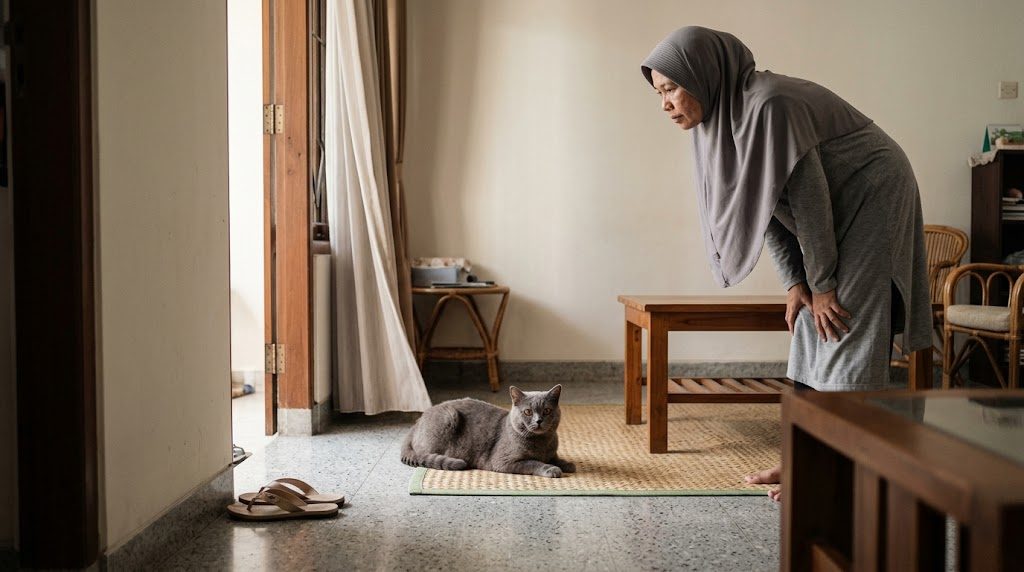 Kucing demam, cara menilainya tanpa alat