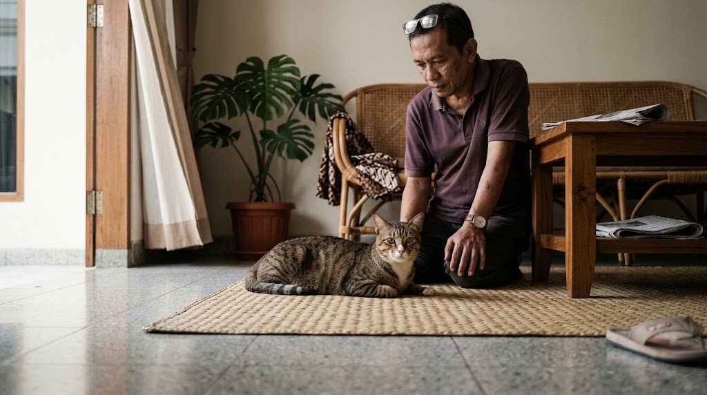 Kucing gusi pucat, tanda yang paling sering terlewat