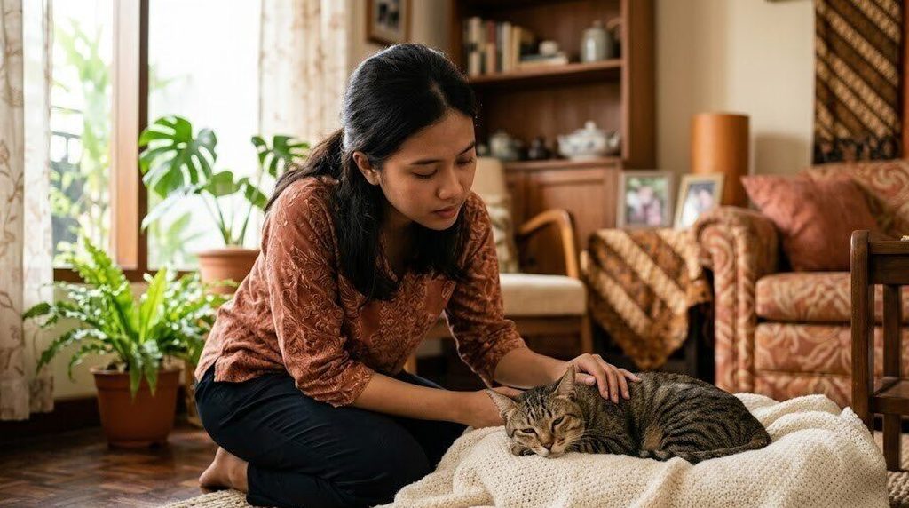 Kucing kejang: penyebab, pertolongan pertama, dan kapan ke klinik