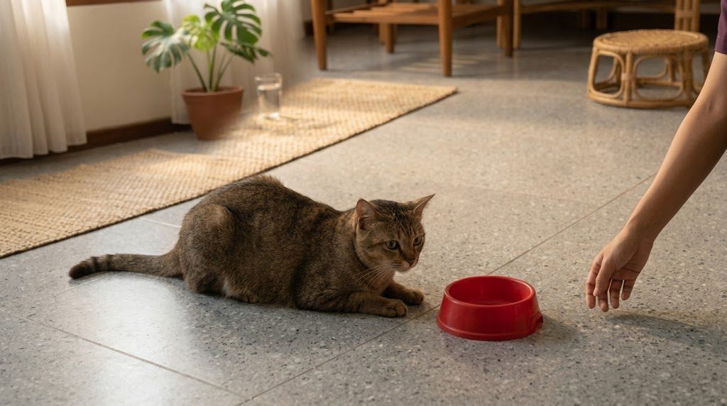 Kucing muntah cacing, dan apa yang harus segera dikerjakan
