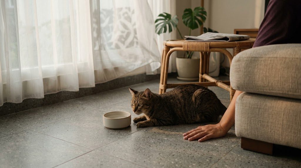 Kucing muntah darah, kapan ini gawat