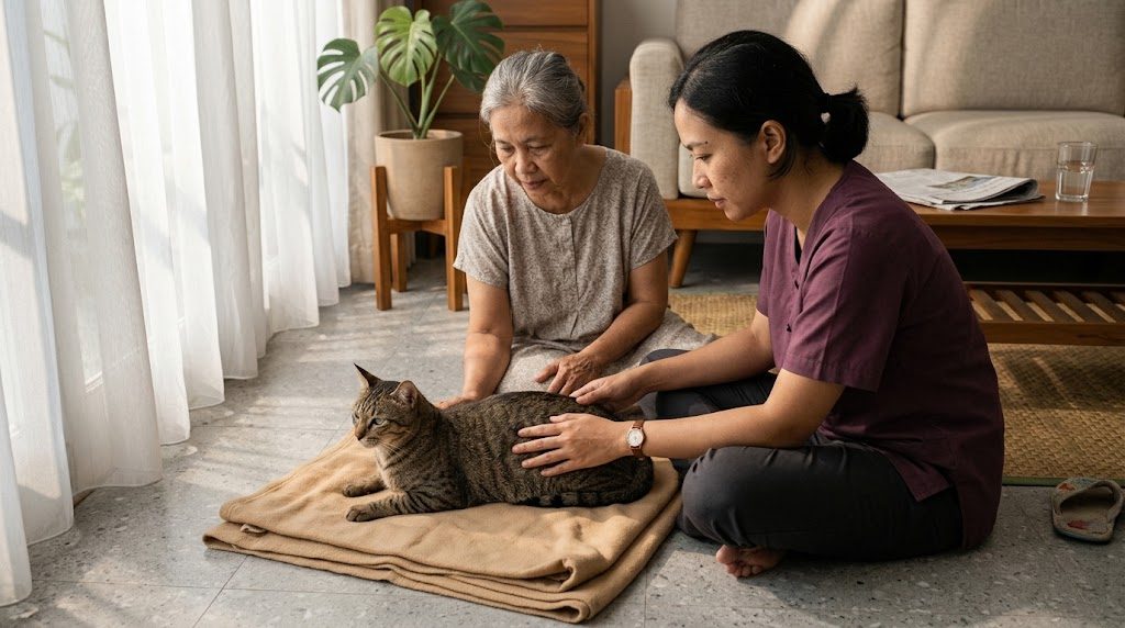 Kucing sekarat, apa yang bisa Anda lakukan malam ini