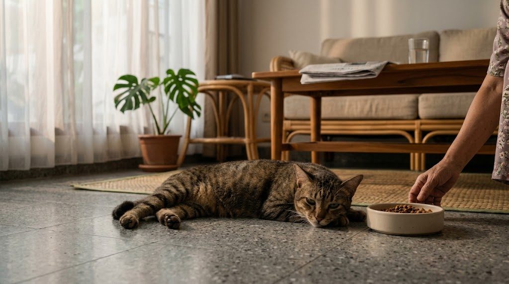 Kucing tidak mau makan dan lemas, ini yang biasanya terjadi