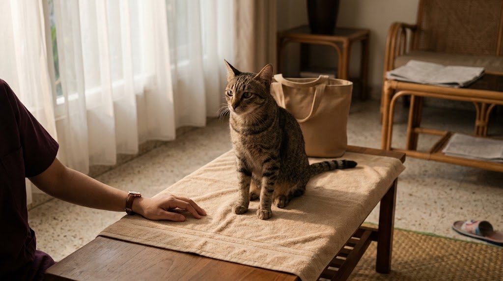 Kucing tidak mau makan setelah steril, sampai kapan wajar