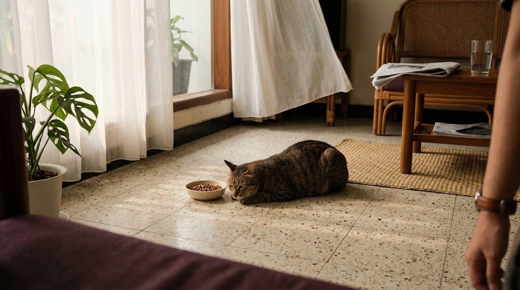 Kucing tidak mau makan tapi masih aktif, perlu khawatir atau tidak