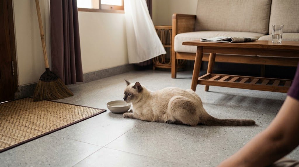 Kucing muntah kuning dan diare berdarah: waspada panleukopenia