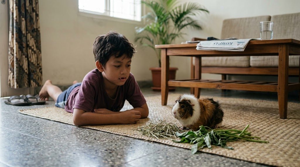 Marmut tidak mau makan, dan kenapa ini lebih mendesak daripada pada kucing