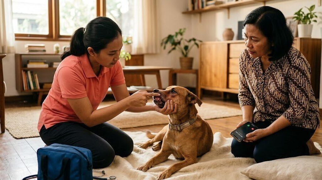 Anaphylaxis pada anjing dan kucing: tanda, pemicu, dan pertolongan