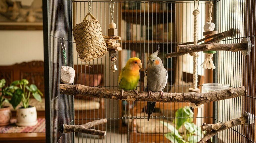Merawat kakatua, parkit, dan lovebird: pakan, kandang, perawatan