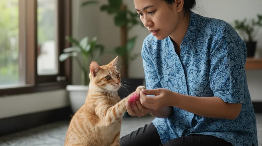 Kucing pincang, demam, dan benjolan bernanah bau: waspadai abses