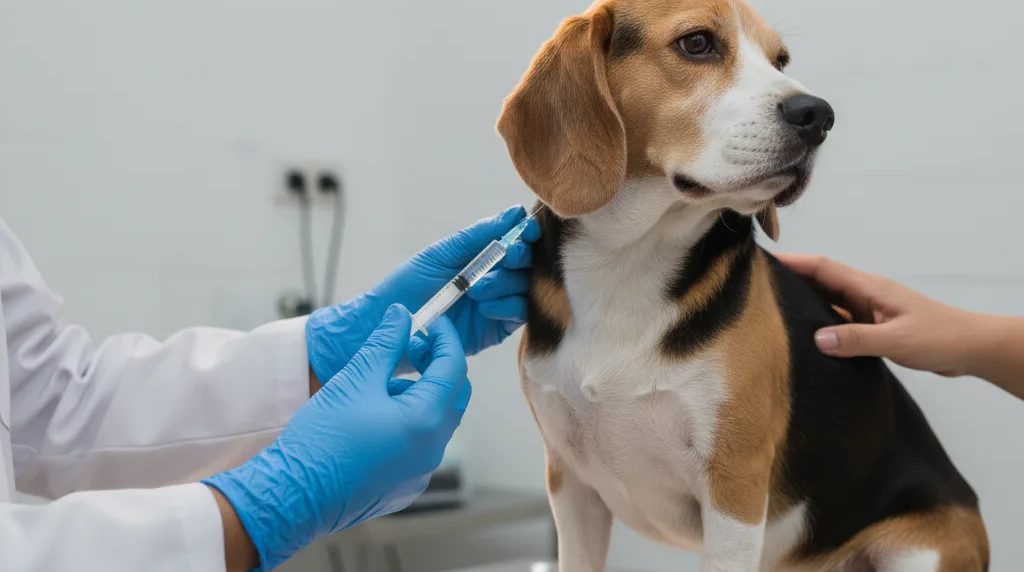 Vaksin anjing berapa kali setahun: jadwal dan jenisnya