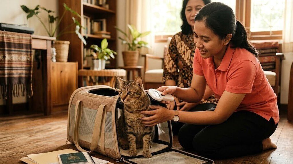 Vaksin dan dokumen sebelum membawa peliharaan ke luar negeri