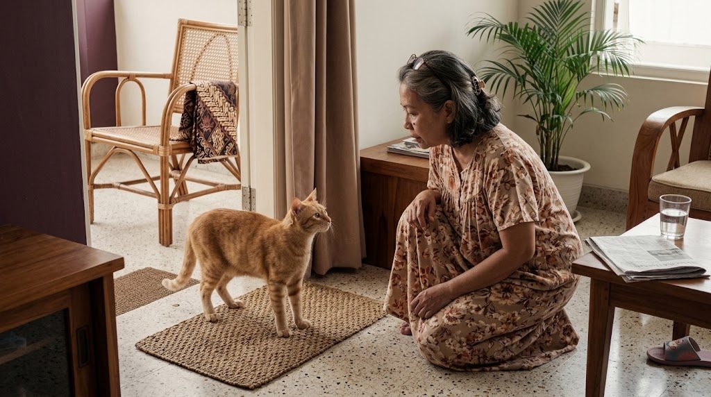 Vaksinasi kucing di apartemen tanpa turun ke lobi
