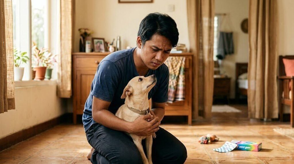 Anjing makan permen karet atau pasta gigi: bahaya xylitol